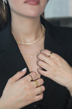 Load image into Gallery viewer, SOFIA GOLD TENNIS CHOCKER
